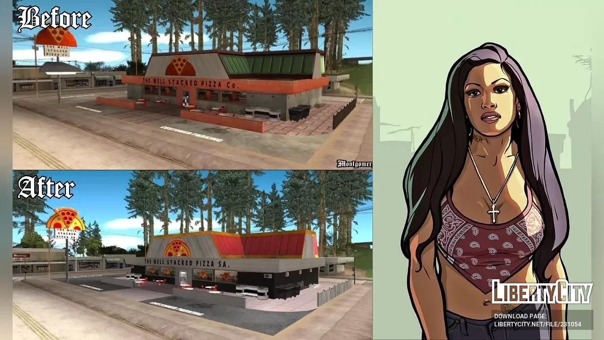 The Well Stacked Pizza SA. / GTA San Andreas (iOS, Android)