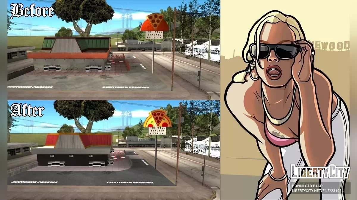 The Well Stacked Pizza SA. / GTA San Andreas (iOS, Android)