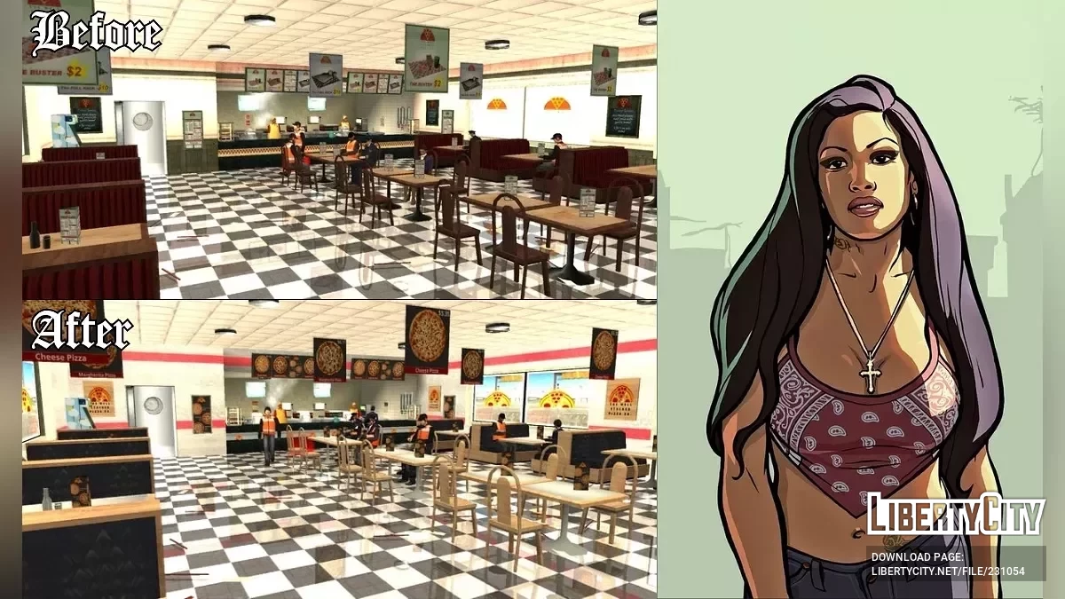 The Well Stacked Pizza SA. / GTA San Andreas (iOS, Android)