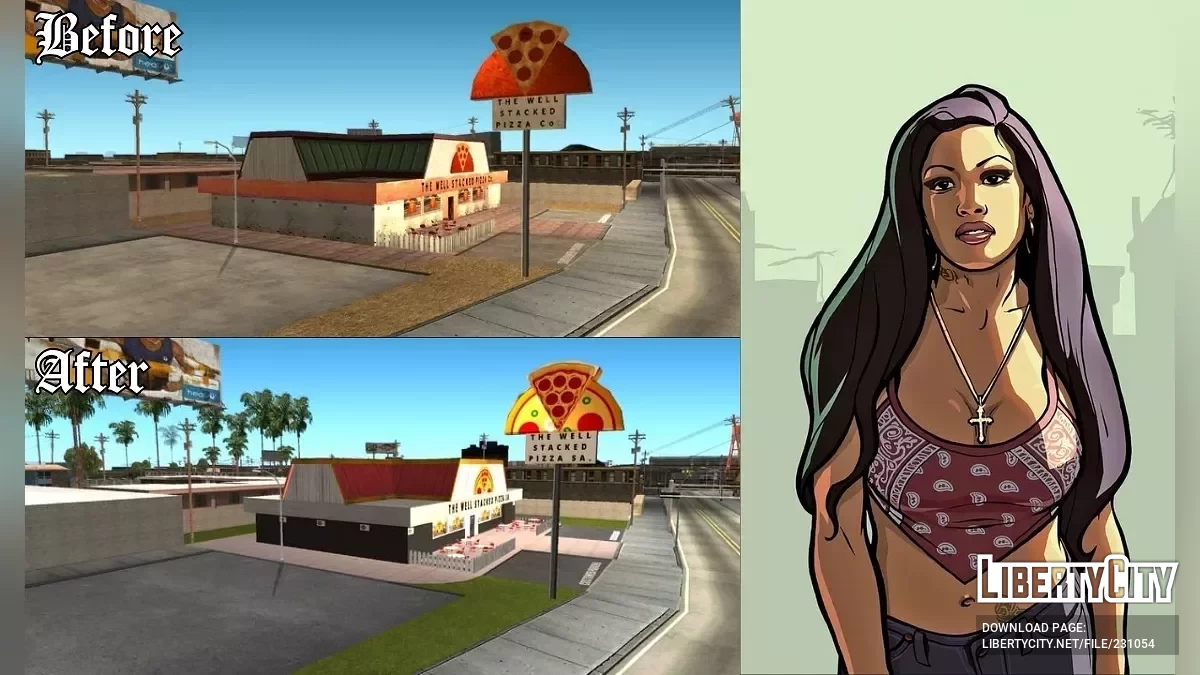 The Well Stacked Pizza SA. / GTA San Andreas (iOS, Android)
