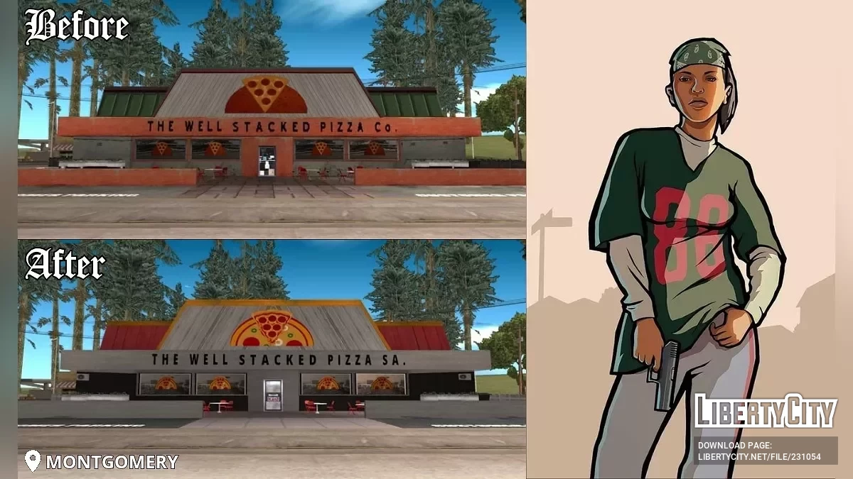 The Well Stacked Pizza SA. / GTA San Andreas (iOS, Android)