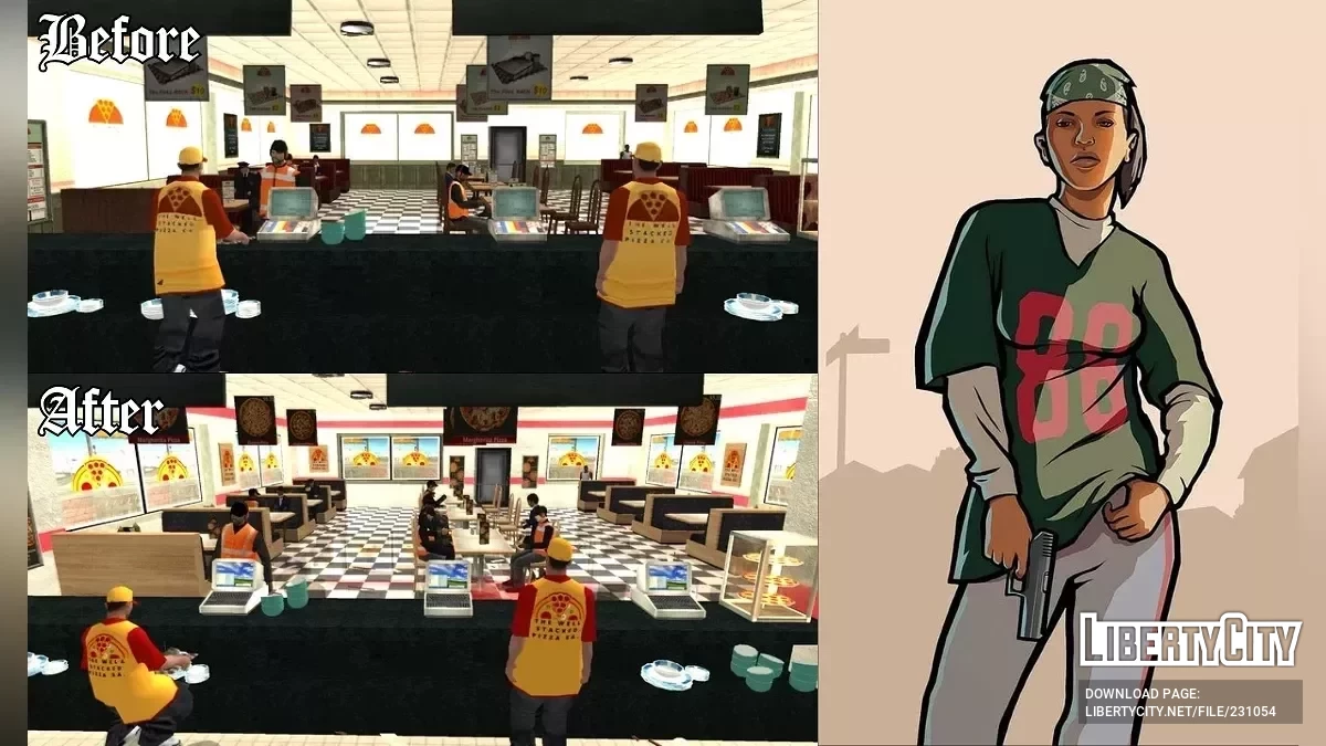 The Well Stacked Pizza SA. / GTA San Andreas (iOS, Android)