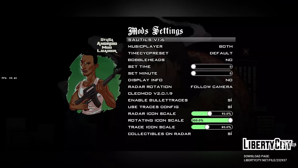 GTAsa AML+ Расширенный / ADRENO / GTA San Andreas (iOS, Android)