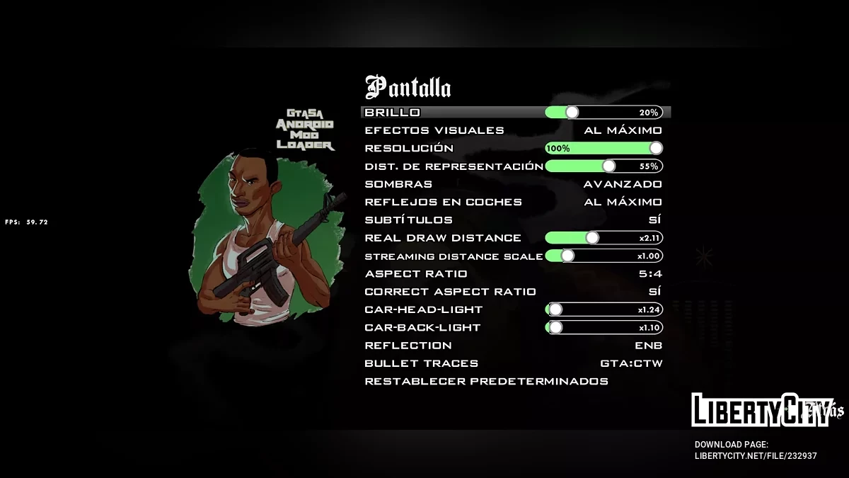 GTAsa AML+ Расширенный / ADRENO / GTA San Andreas (iOS, Android)