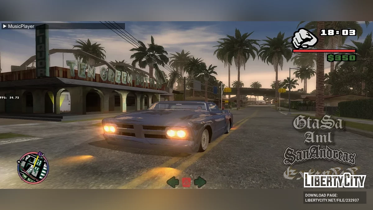 GTAsa AML+ Расширенный / ADRENO / GTA San Andreas (iOS, Android)