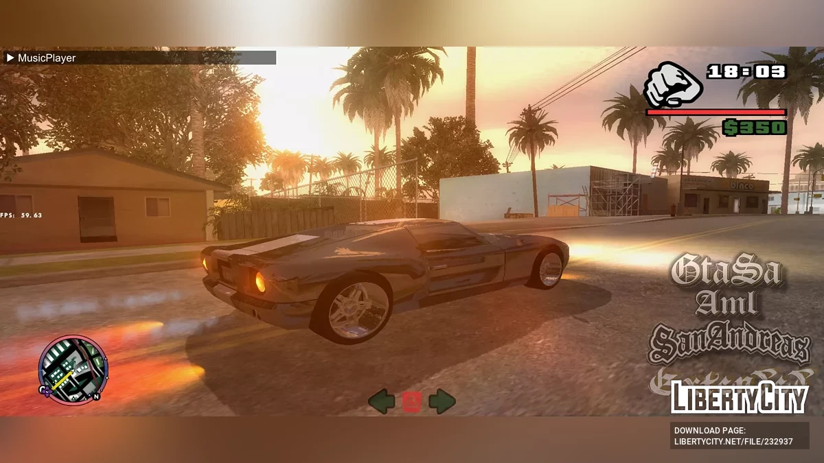 GTAsa AML+ Расширенный / ADRENO / GTA San Andreas (iOS, Android)