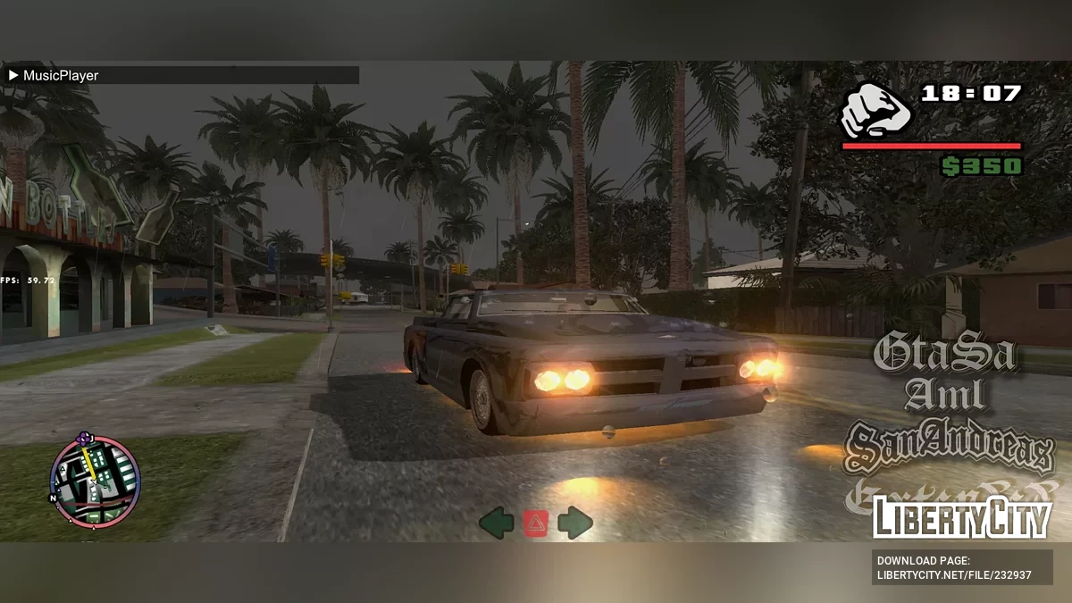 GTAsa AML+ Расширенный / ADRENO / GTA San Andreas (iOS, Android)
