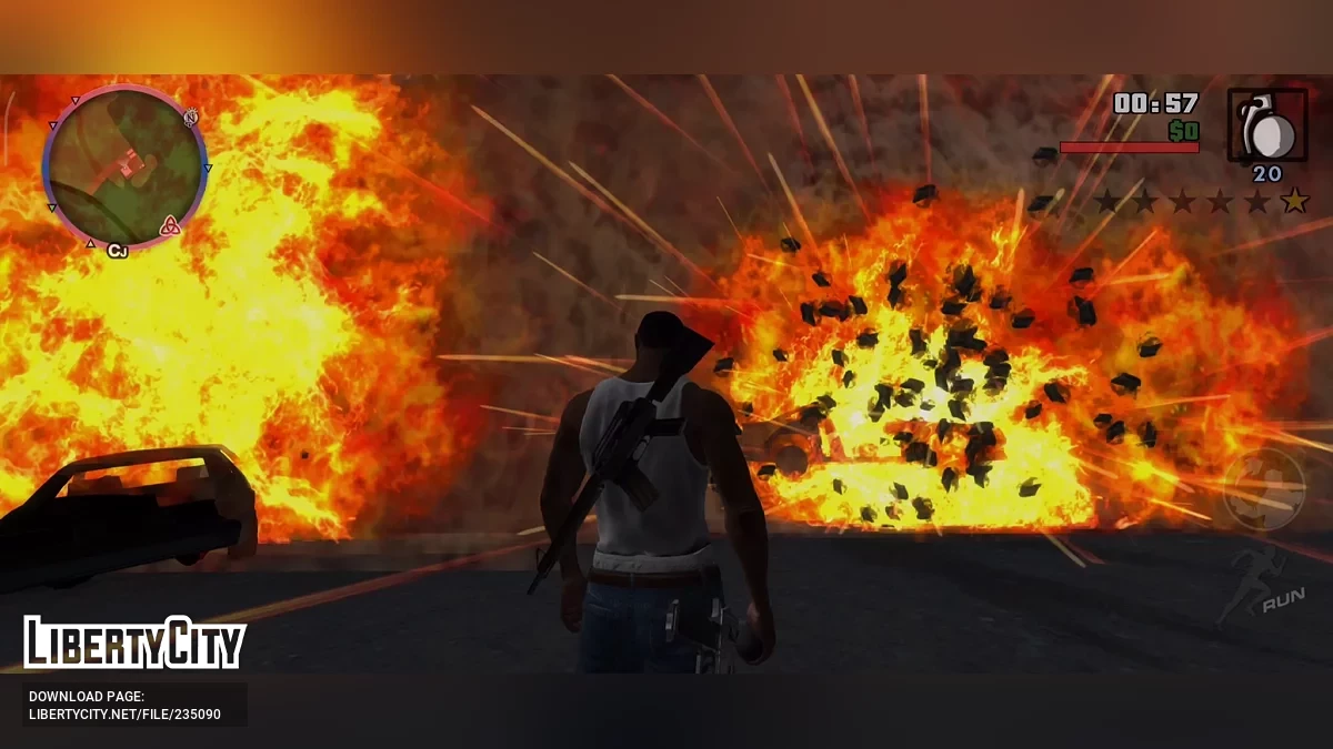 GTAsa AML+ Расширенный проект Brightened - Xkiloader Global - Mali / GTA San Andreas (iOS, Android)