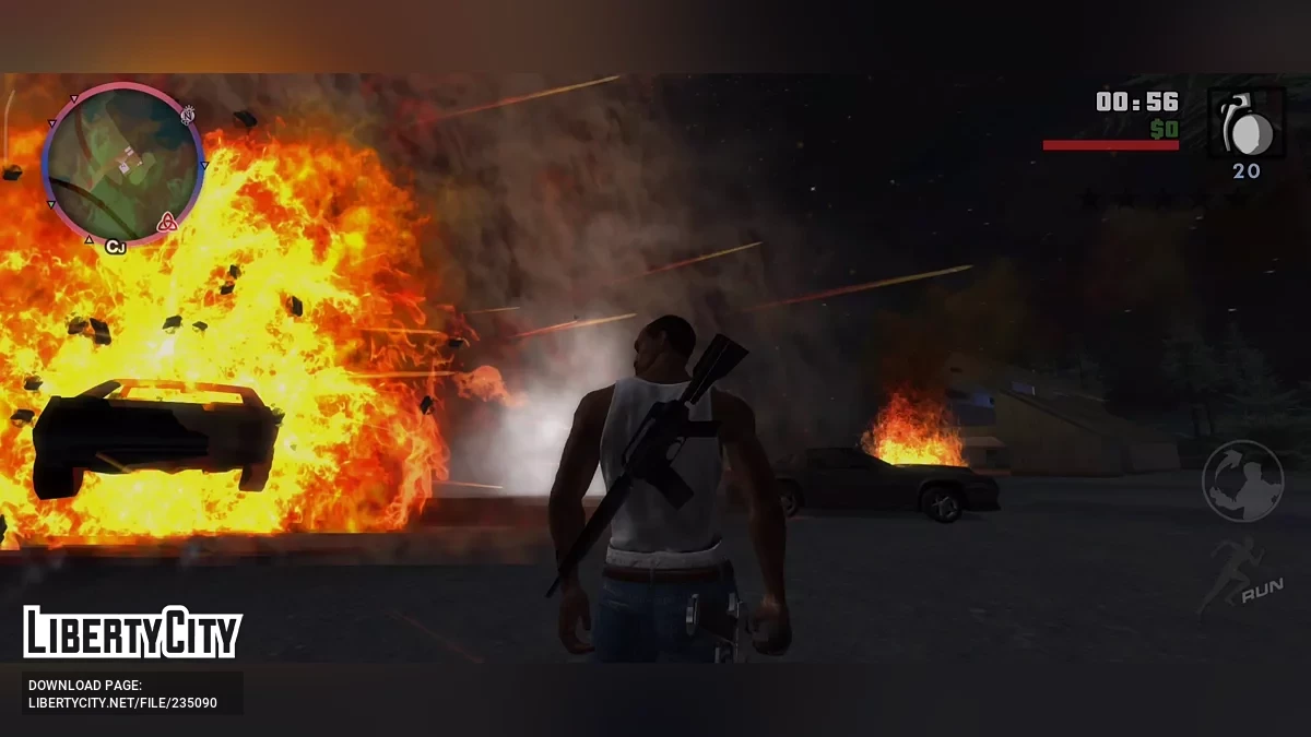 GTAsa AML+ Расширенный проект Brightened - Xkiloader Global - Mali / GTA San Andreas (iOS, Android)