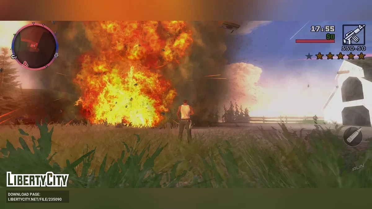 GTAsa AML+ Расширенный проект Brightened - Xkiloader Global - Mali / GTA San Andreas (iOS, Android)