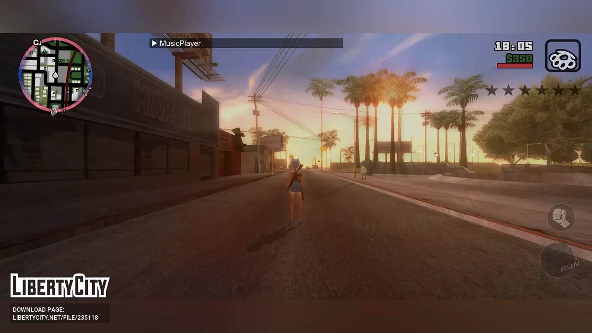 GTAsa AML+ Расширенный проект Brightened - Xkiloader Global (dxt/и т.д./PVR) / GTA San Andreas (iOS, Android)