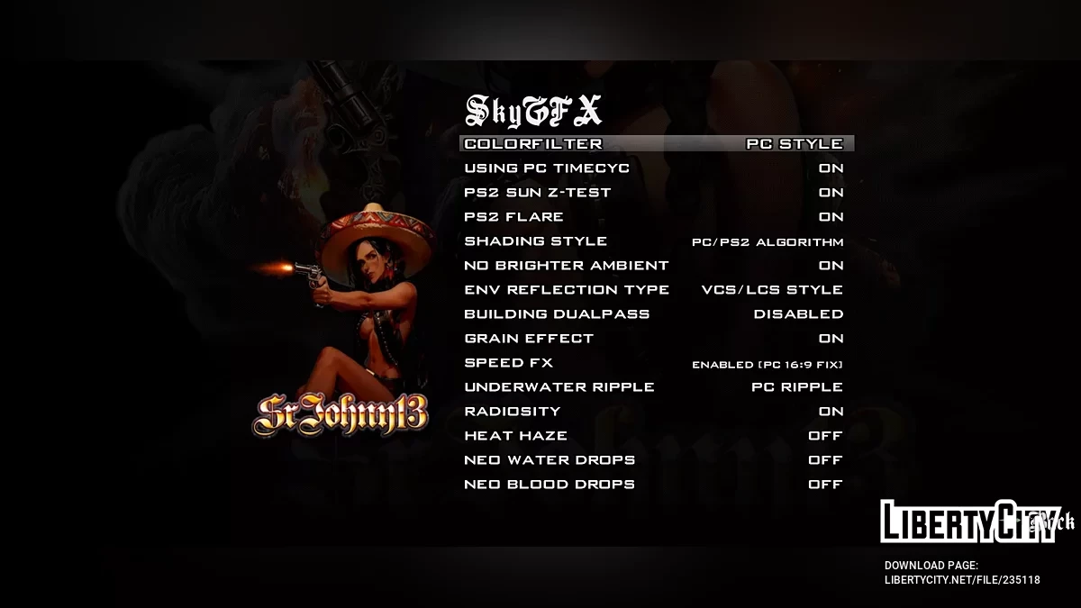 GTAsa AML+ Расширенный проект Brightened - Xkiloader Global (dxt/и т.д./PVR) / GTA San Andreas (iOS, Android)