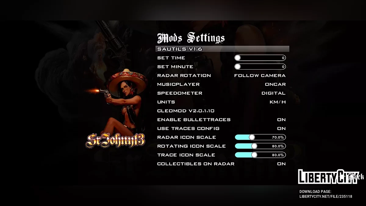 GTAsa AML+ Расширенный проект Brightened - Xkiloader Global (dxt/и т.д./PVR) / GTA San Andreas (iOS, Android)