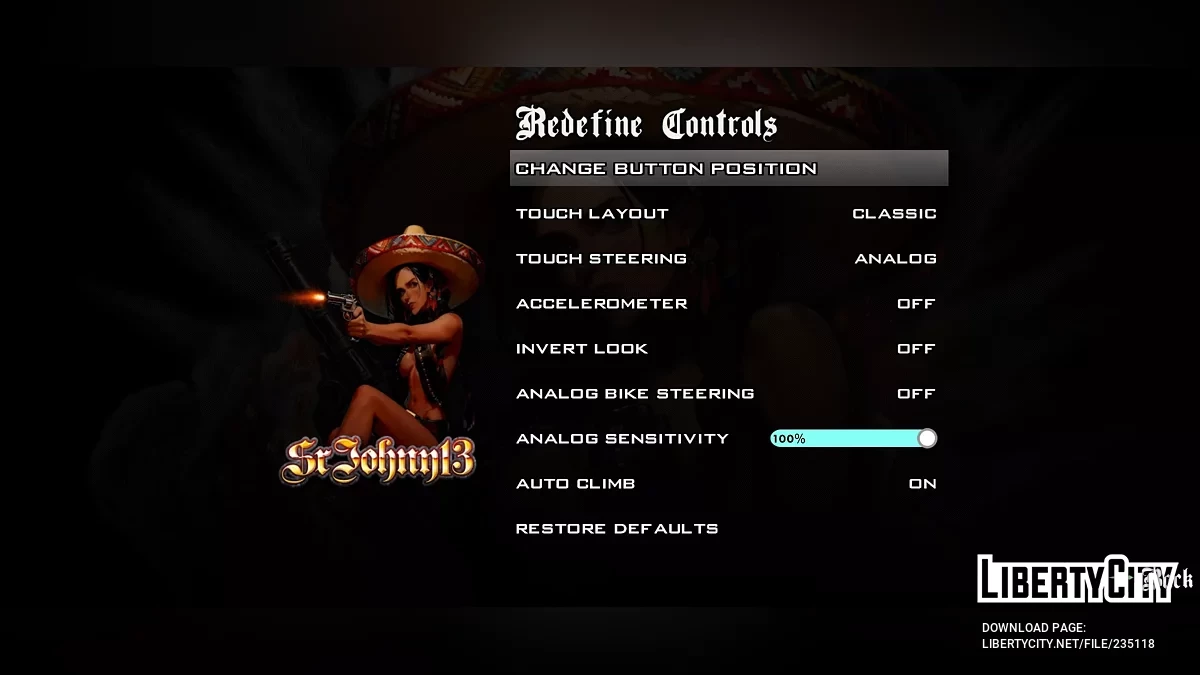 GTAsa AML+ Расширенный проект Brightened - Xkiloader Global (dxt/и т.д./PVR) / GTA San Andreas (iOS, Android)