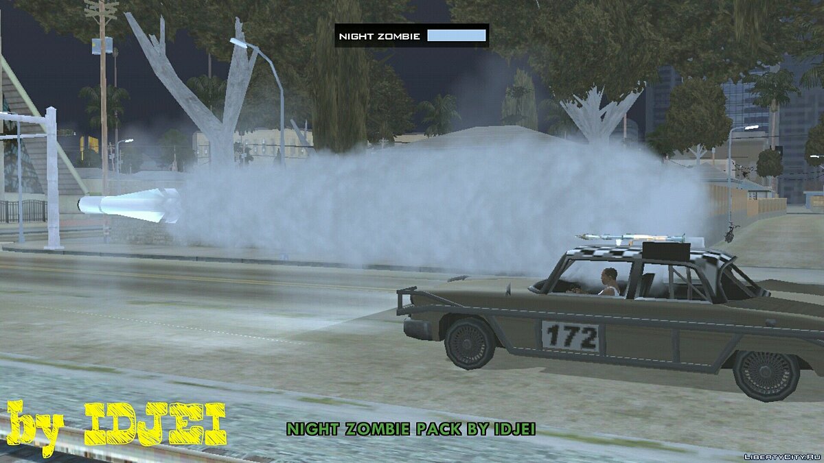 Night Zombie (beta 0.2) для GTA San Andreas (iOS, Android) - Картинка #3