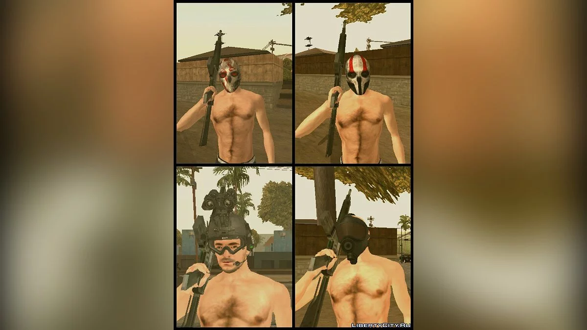 Маски охотников / GTA San Andreas (iOS, Android)