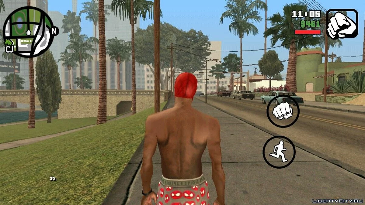 Маска Человека-паука / GTA San Andreas (iOS, Android)