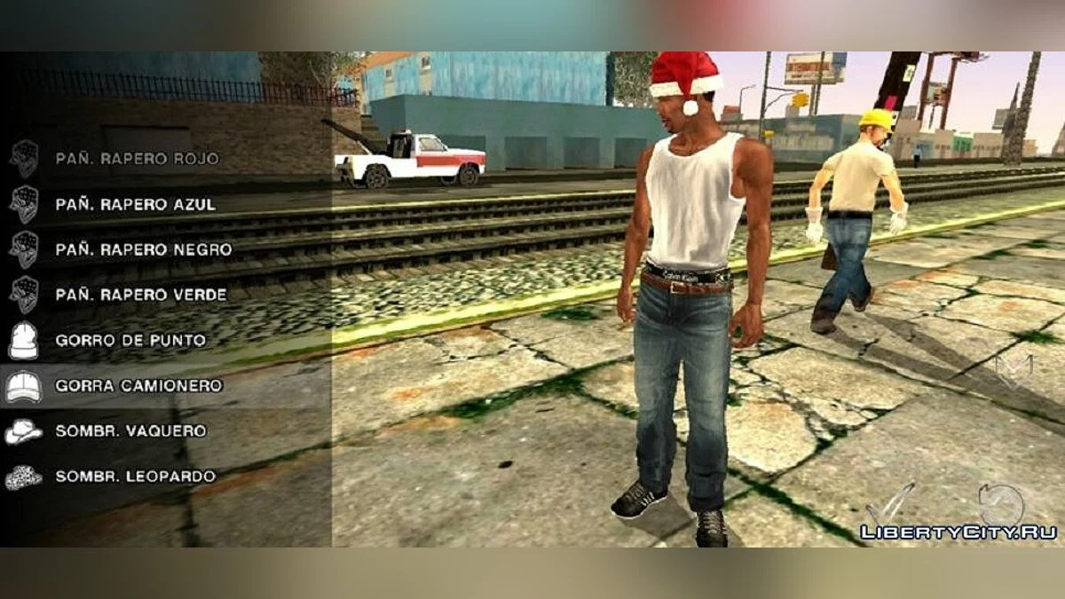 Новогодняя шапка / GTA San Andreas (iOS, Android)
