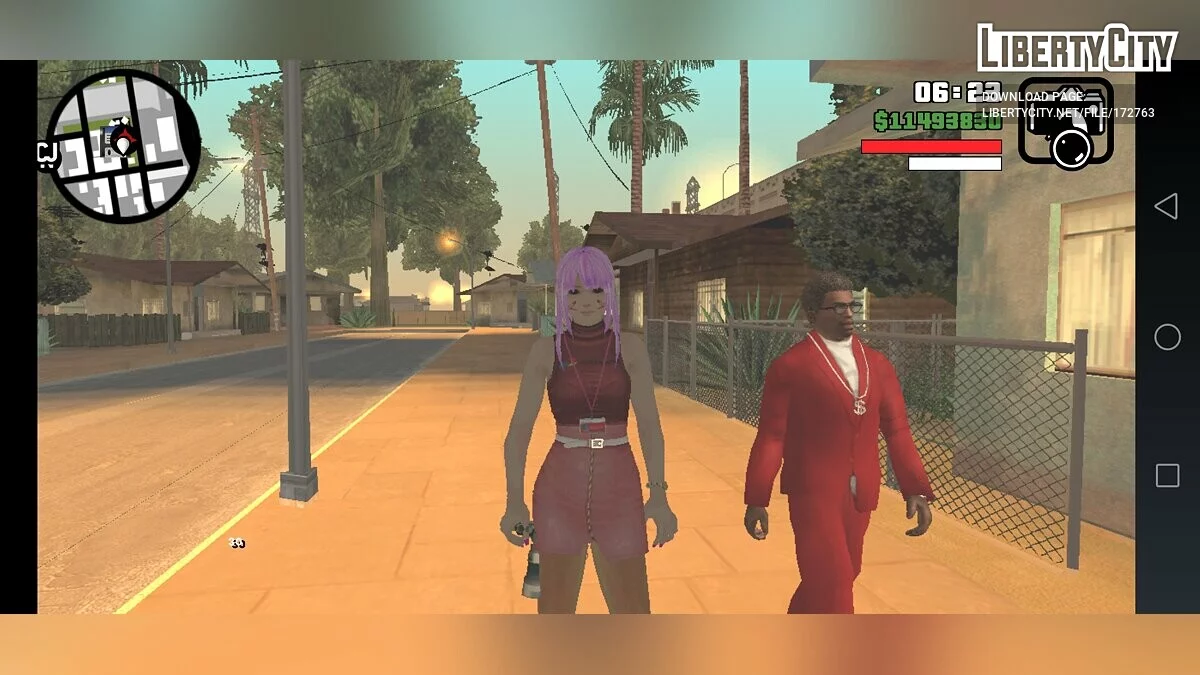 Причёска Казумы Кирью из Yakuza / GTA San Andreas (iOS, Android)