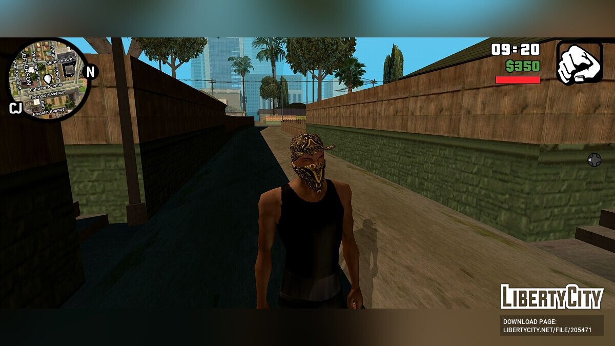 Скачать Новая желтая бандана для GTA San Andreas (iOS, Android)