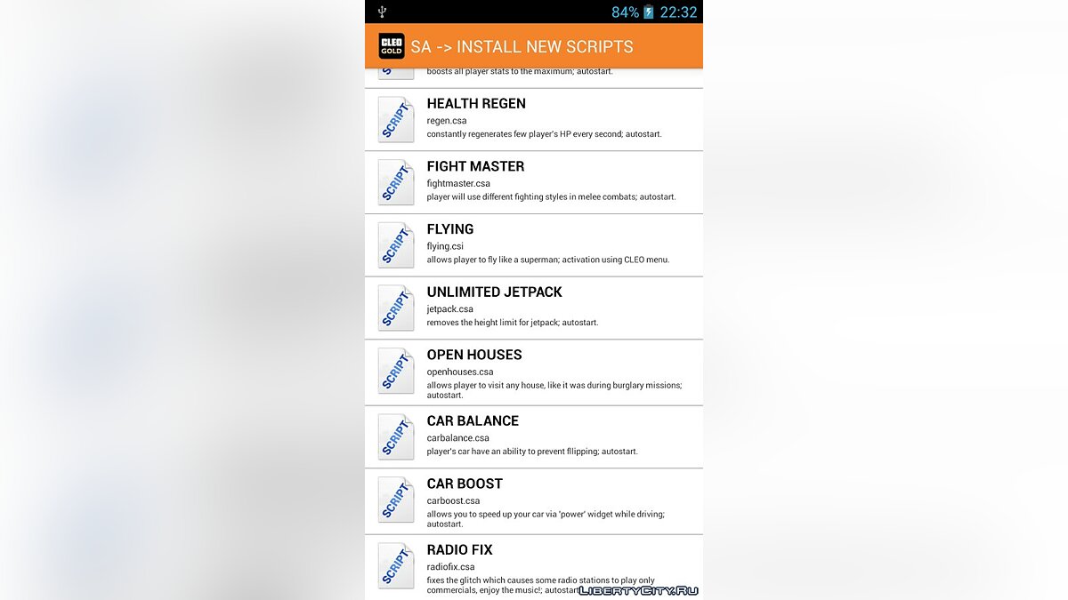Скачать CLEO Gold (Библиотека CLEO) для GTA San Andreas (iOS, Android)