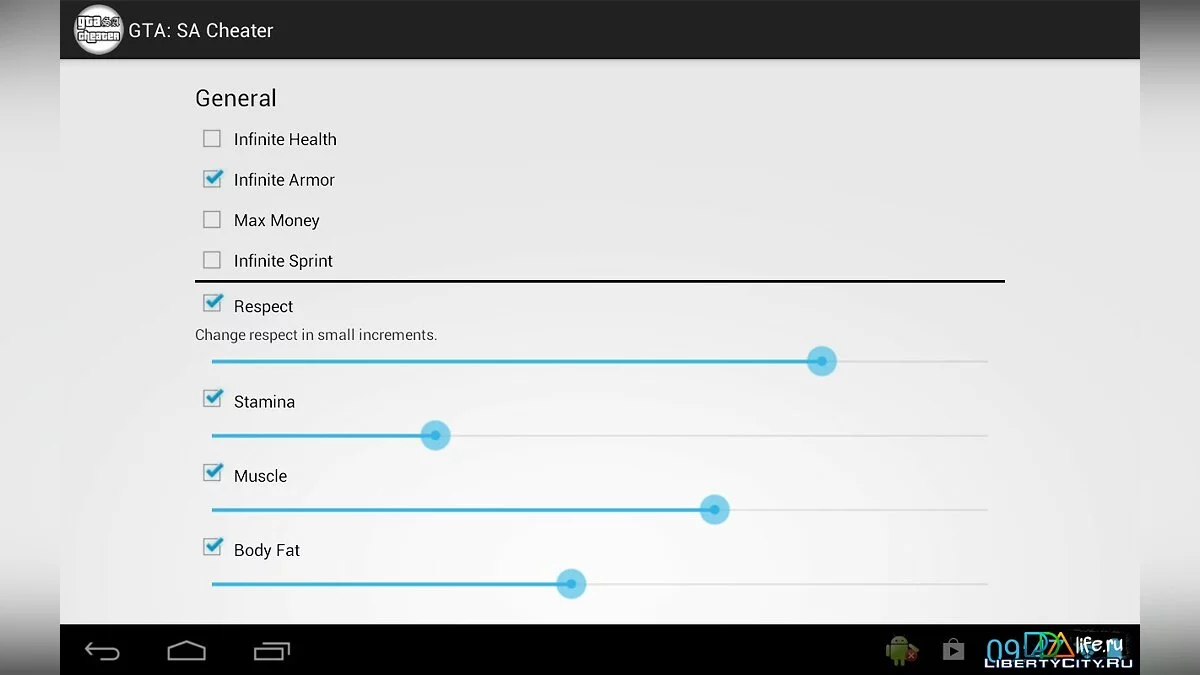 GTA: San Andreas Cheater / GTA San Andreas (iOS, Android)