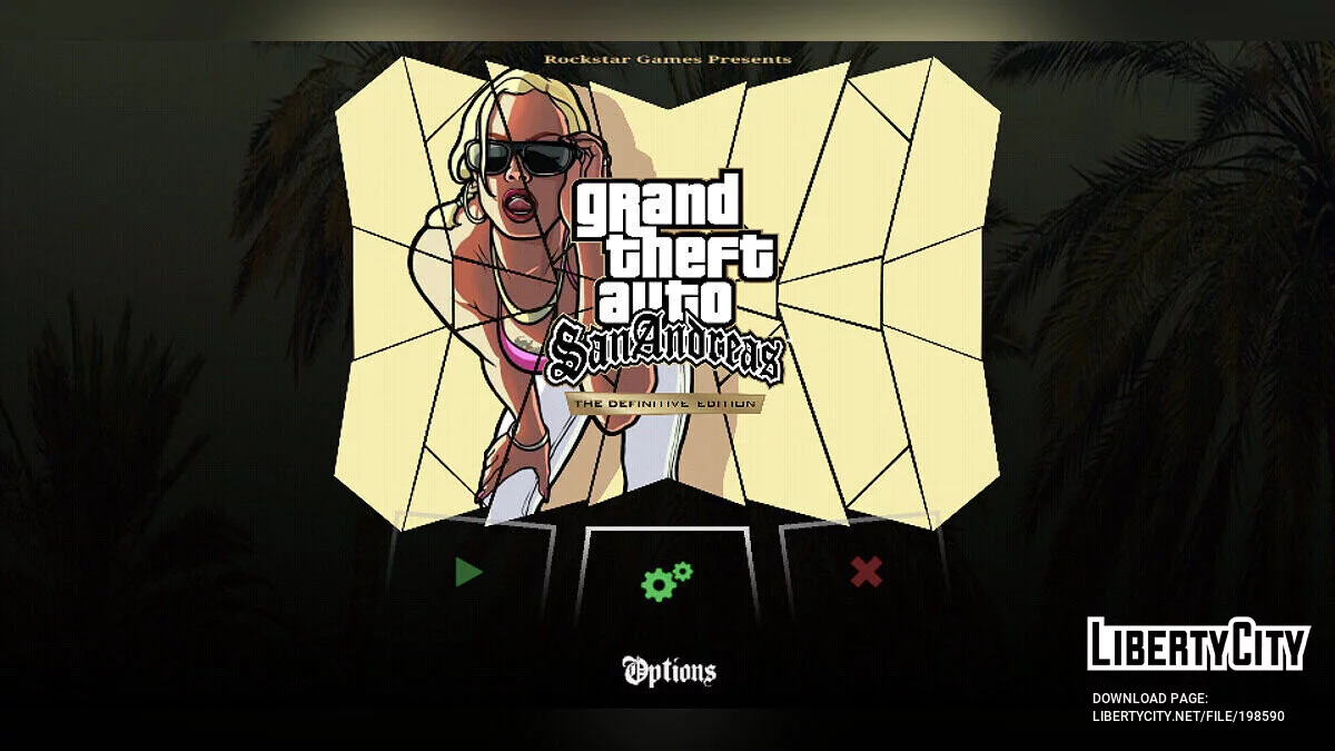 GTA San Andreas: The Definitive Edition - новые текстуры для меню игры / GTA San Andreas (iOS, Android)