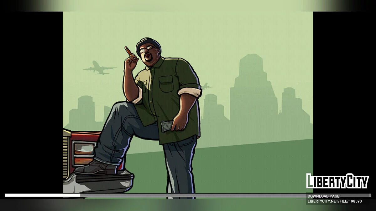 GTA San Andreas: The Definitive Edition - новые текстуры для меню игры / GTA San Andreas (iOS, Android)