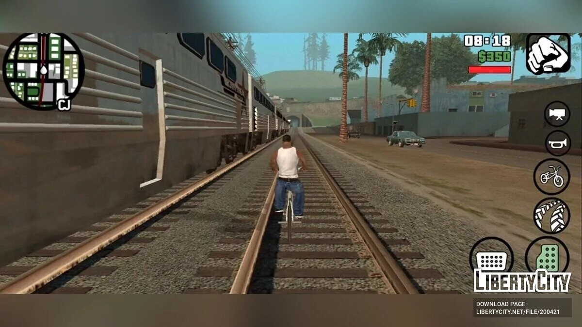 Экстремальное увеличение железнодорожного трафика + CLEO / GTA San Andreas (iOS, Android)
