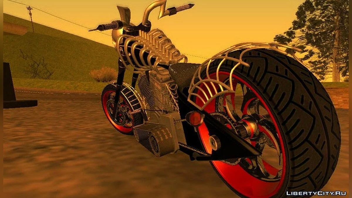 Мотоцикл Sanctus из GTA 5 / GTA San Andreas (iOS, Android)