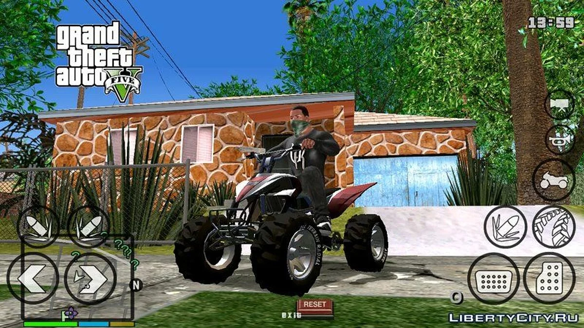 Real Quad Bike GTA 5 - Квадроцикл из GTA 5 / GTA San Andreas (iOS, Android)