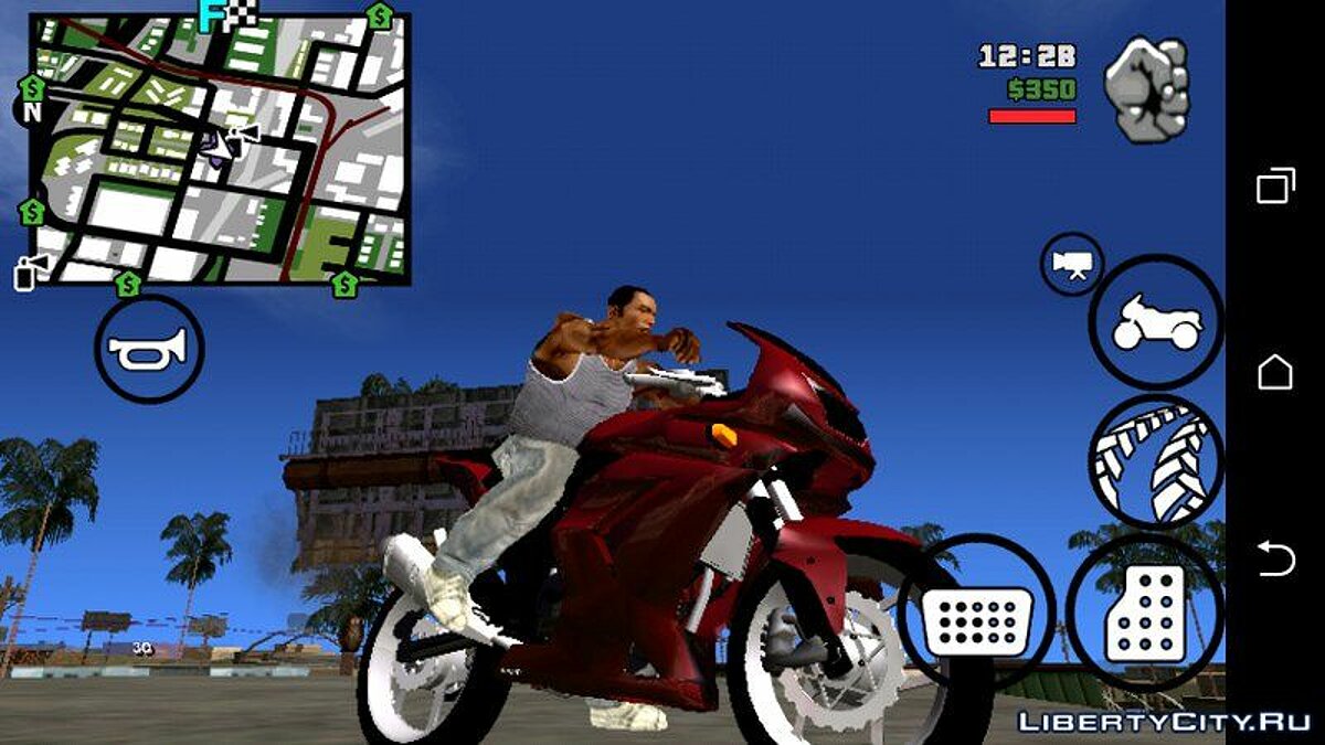 Скачать Ninja 250 для GTA San Andreas (iOS, Android)