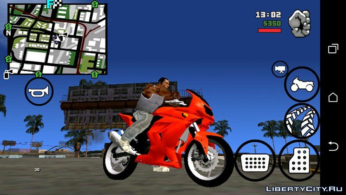 Скачать Ninja 250 для GTA San Andreas (iOS, Android)