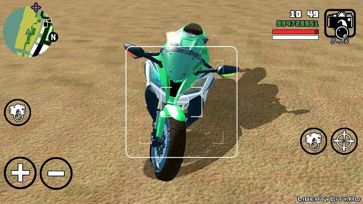 Kawasaki Ninja ZX 10R / GTA San Andreas (iOS, Android)