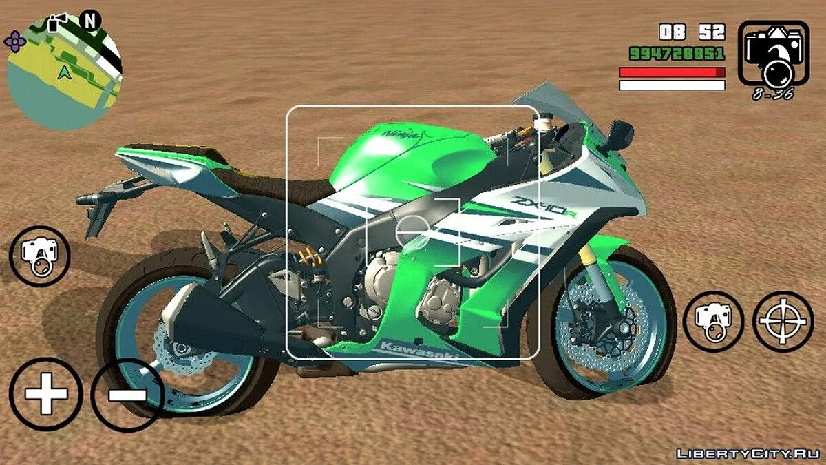 Kawasaki Ninja ZX 10R / GTA San Andreas (iOS, Android)