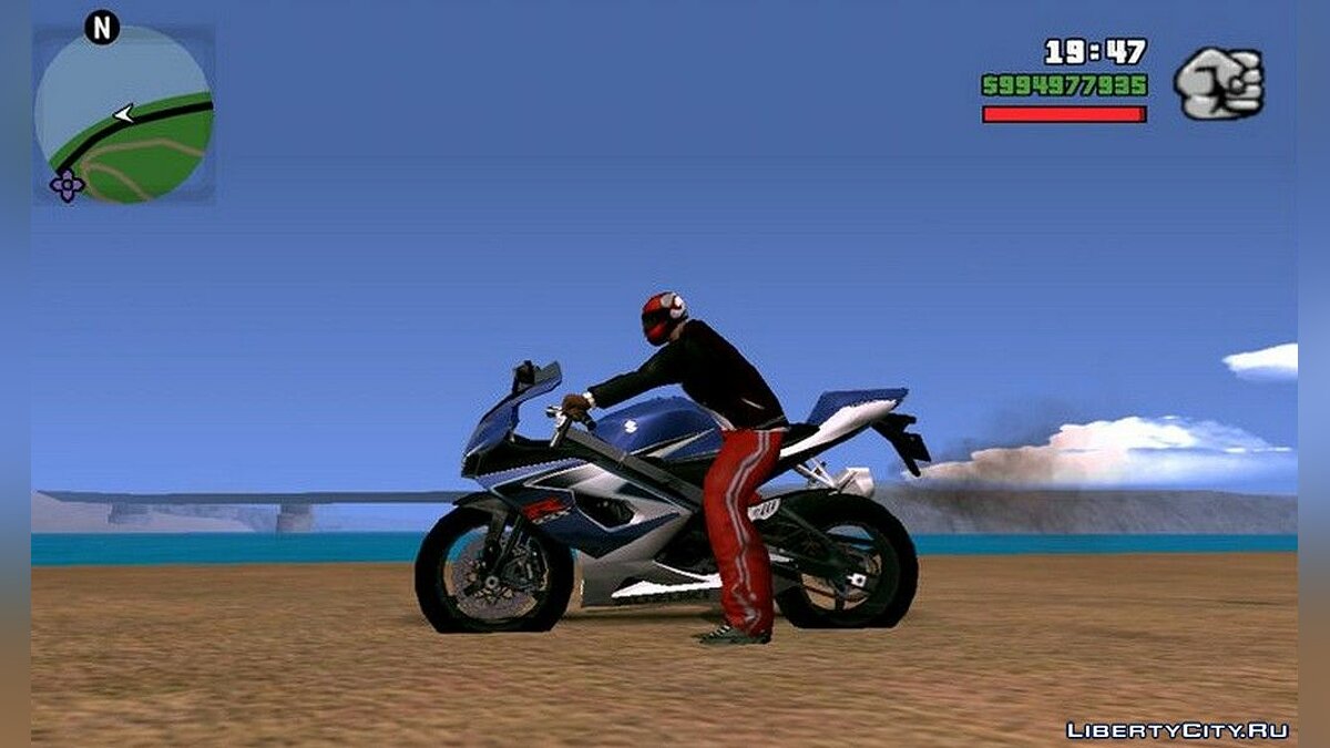 Скачать Suzuki GSXR 1000 для GTA San Andreas (iOS, Android)