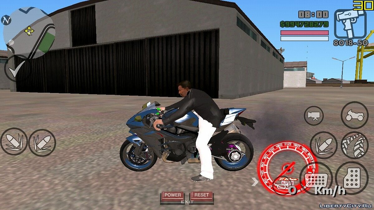 Скачать Ninja H2 для GTA San Andreas (iOS, Android)