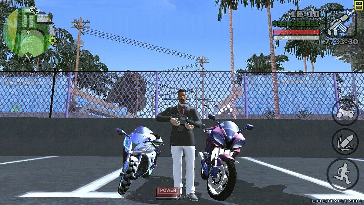 Yamaha R6 And Kawasaki Ninja Zx10r  / GTA San Andreas (iOS, Android)