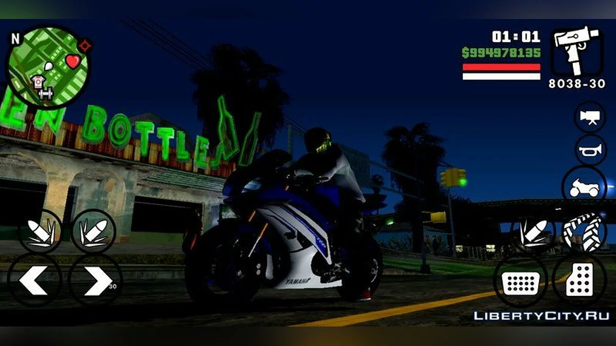 Yamaha YZF R6 / GTA San Andreas (iOS, Android)