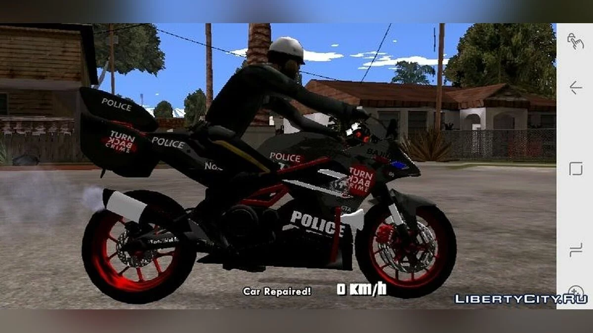 Bajidi R86 полицейский мотоцикл  / GTA San Andreas (iOS, Android)