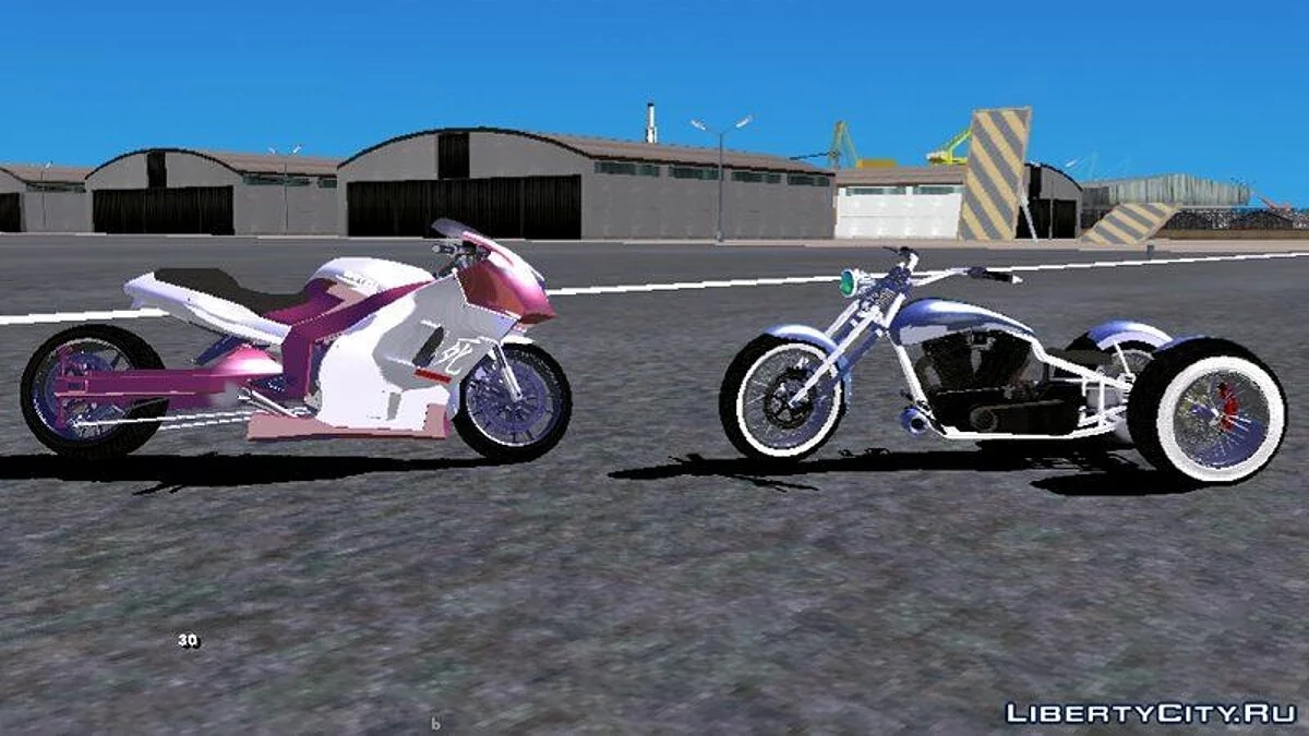 Пак мотоциклов из GTA 5 / GTA San Andreas (iOS, Android)