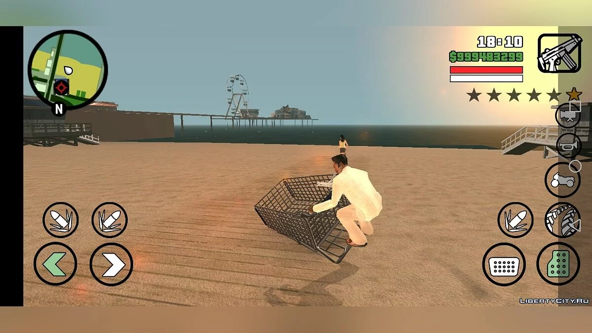 SuperMarket Trolley only DFF / GTA San Andreas (iOS, Android)