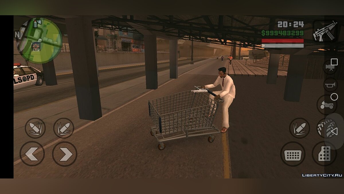 Скачать SuperMarket Trolley only DFF для GTA San Andreas (iOS, Android)