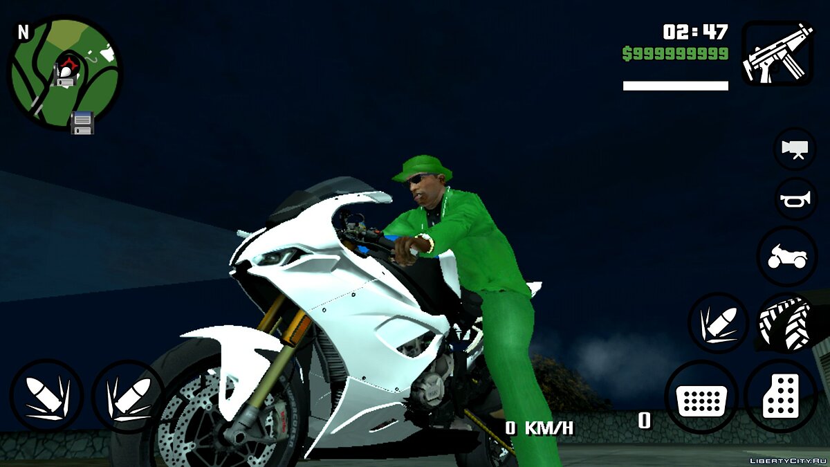 Скачать BMW S1000 RR для GTA San Andreas (iOS, Android)