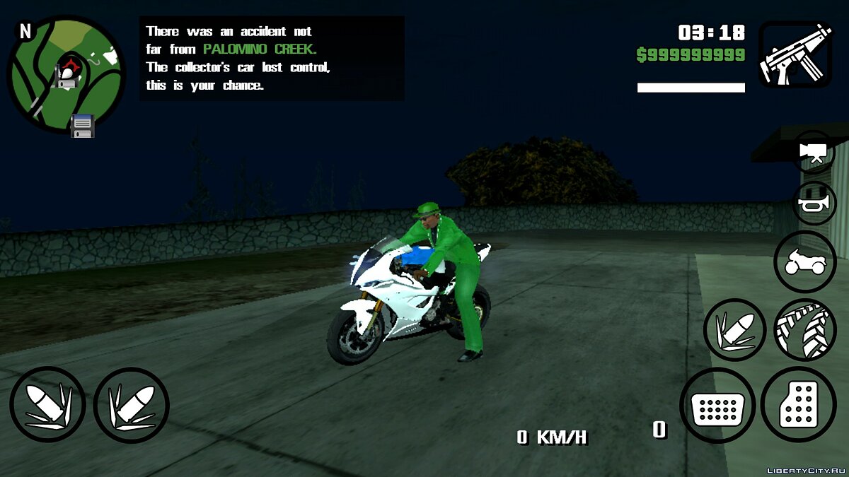 Скачать BMW S1000 RR для GTA San Andreas (iOS, Android)