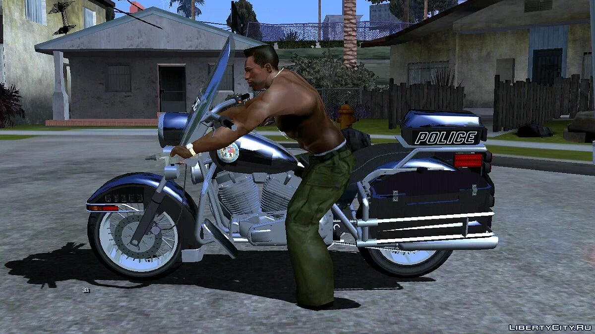 Полицейский мотоцикл из GTA 5 / GTA San Andreas (iOS, Android)