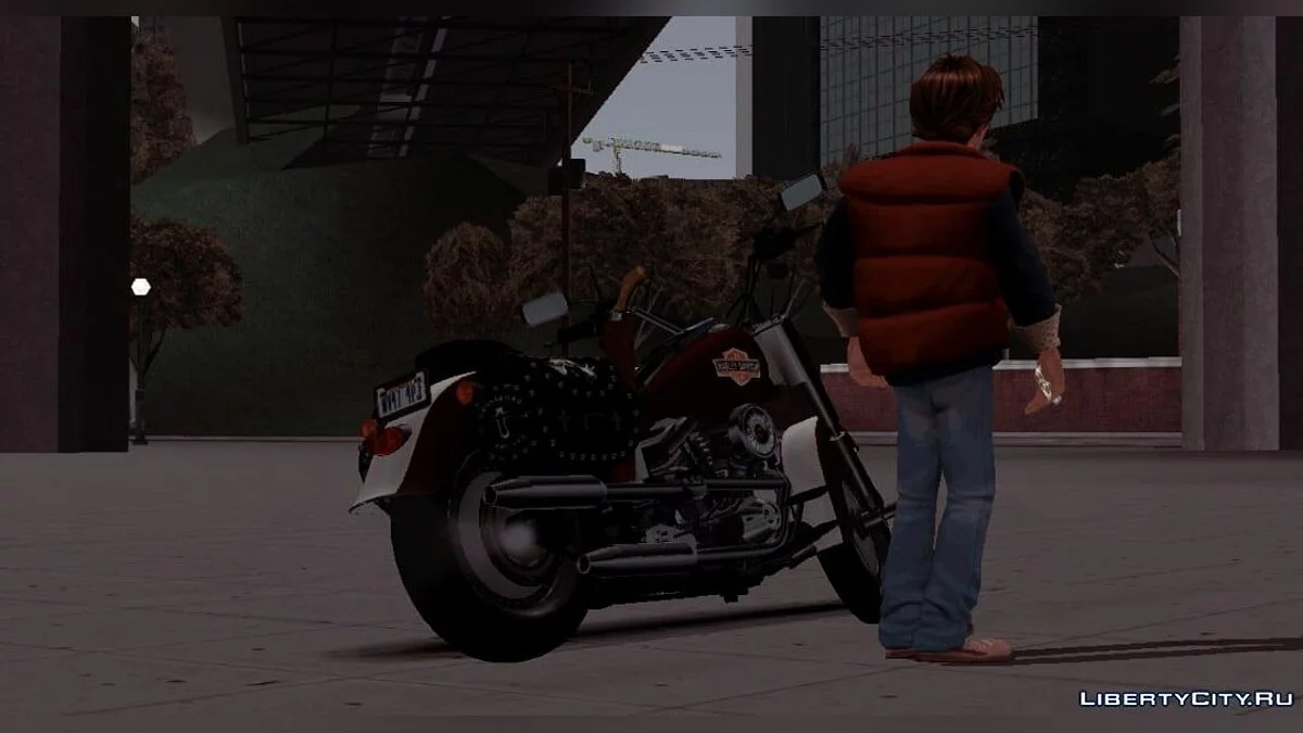 1990 Harley Davidson FLSTF / GTA San Andreas (iOS, Android)