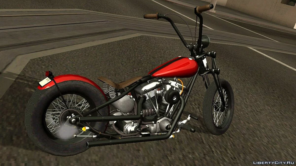 HARLEY DAVIDSON shovel head (только DFF) / GTA San Andreas (iOS, Android)