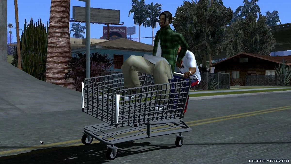 Продуктовая тележка  / GTA San Andreas (iOS, Android)