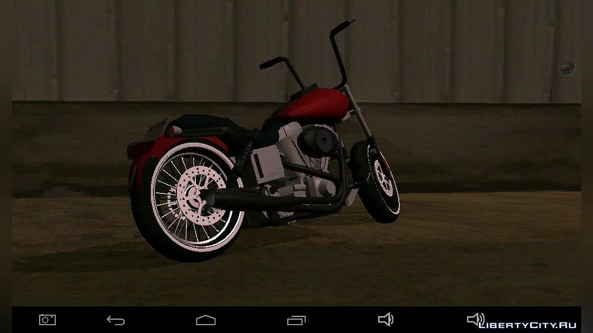 Harley Davidson Dyna Custom (только DFF) / GTA San Andreas (iOS, Android)